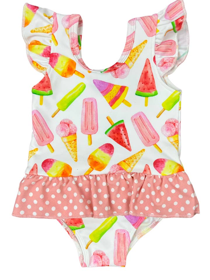 Dreamsicle One Piece Swim for wholesale by Ellie K’s Closet Co.