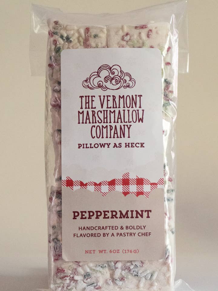 Gourmet Marshmallows | Peppermint for wholesale by The Vermont Marshmallow Company