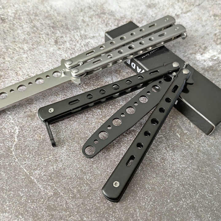 VIGOR - Wholesale Pocket Knife/Holder - High Quality Folding Butterfly Trainer Stainless Steel Pocke
