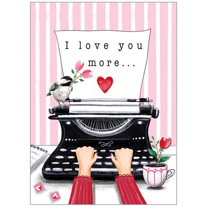 I Love You More - Birthday Granddaughter Card for wholesale by Legacy