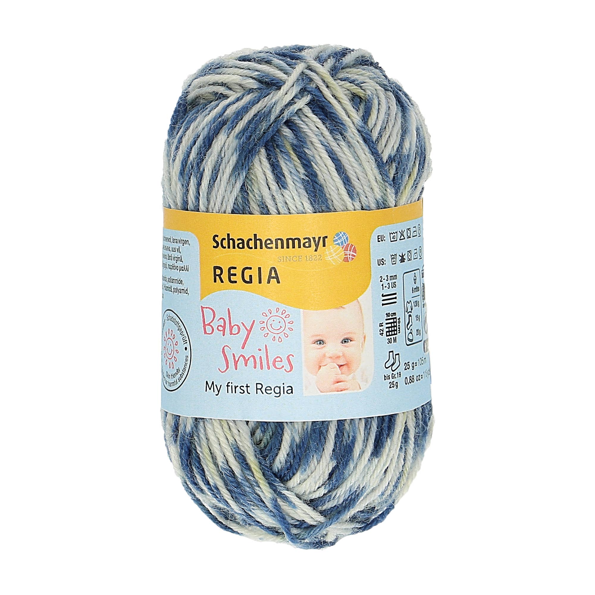 MEZ Crafts Germany – wholesale Garn – REGIA Baby Smiles My First REGIA strumpgarn 10 x 25 g16