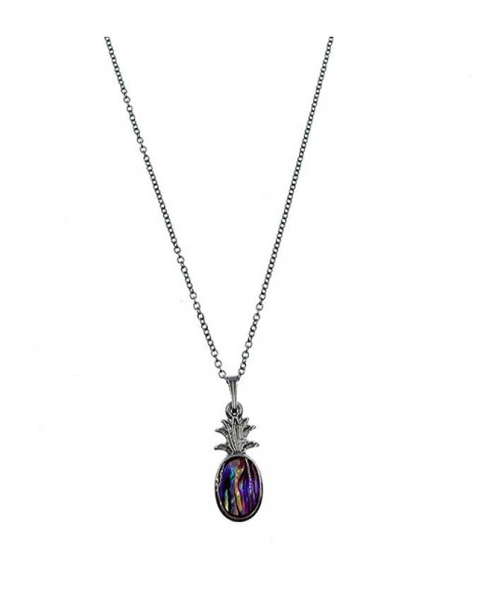 DK Hawaii - Wholesale Pendant/Charm Necklace - Pineapple Paua Shell Necklace