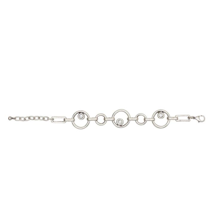 Mercury Bracelet - Clear Crystal for wholesale by Avance