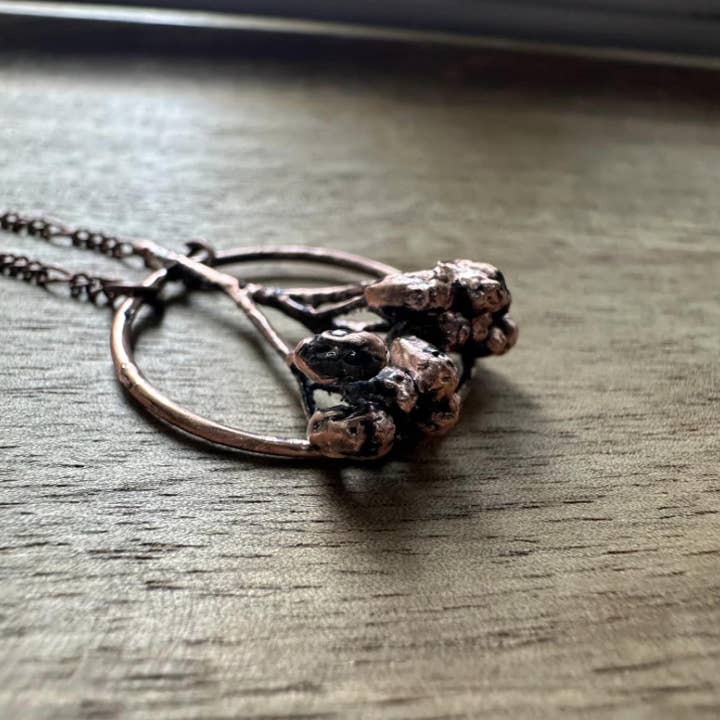 Gratefully Dreaming – Engroshandel Halskæde med vedhæng – Ægte Røllike Blomst Kobber Halskæde3