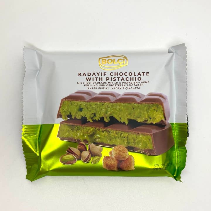 Aladdin - Wholesale Chocolate Bar - Antep Pistachio & Kadayif Dubai Chocolate Bar