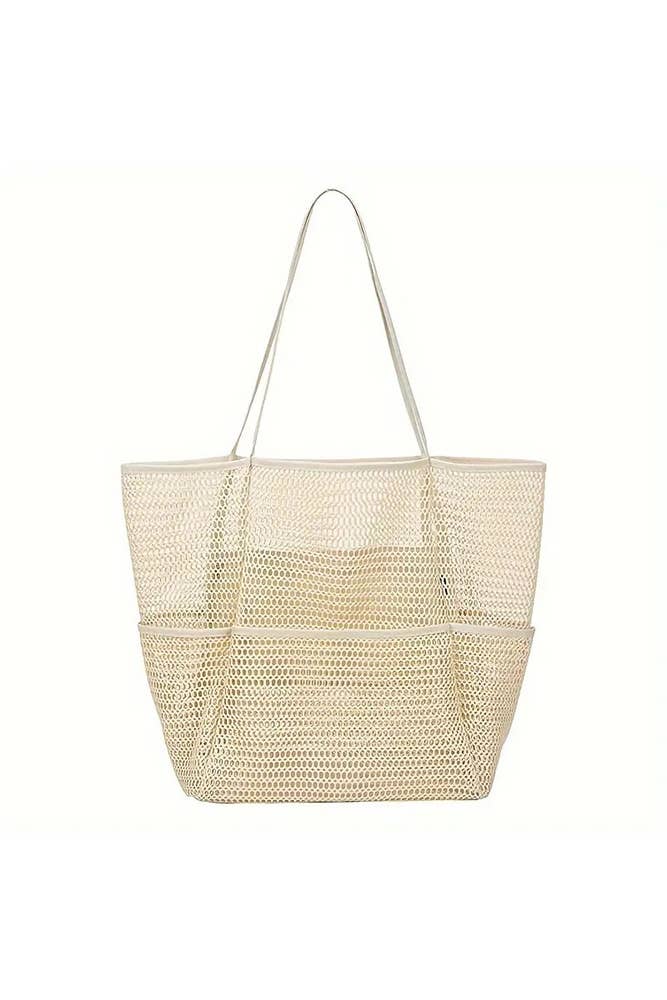 UNISHE – Engroshandel Strandtaske – Sommerstrandtaske med hulmønster ZK18891