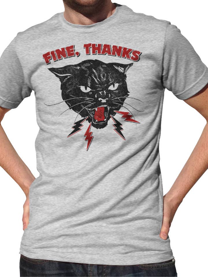 Men's Fine Thanks T-Shirt for wholesale by Boredwalk
