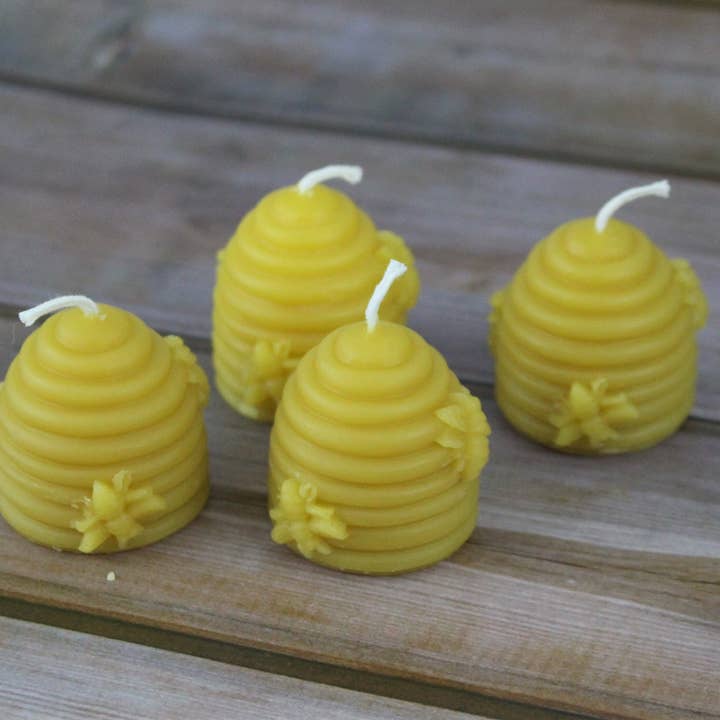 Velas de cera de abejas Beehive Bee Skep para venta al por mayor de Happy Honey Bee Co.