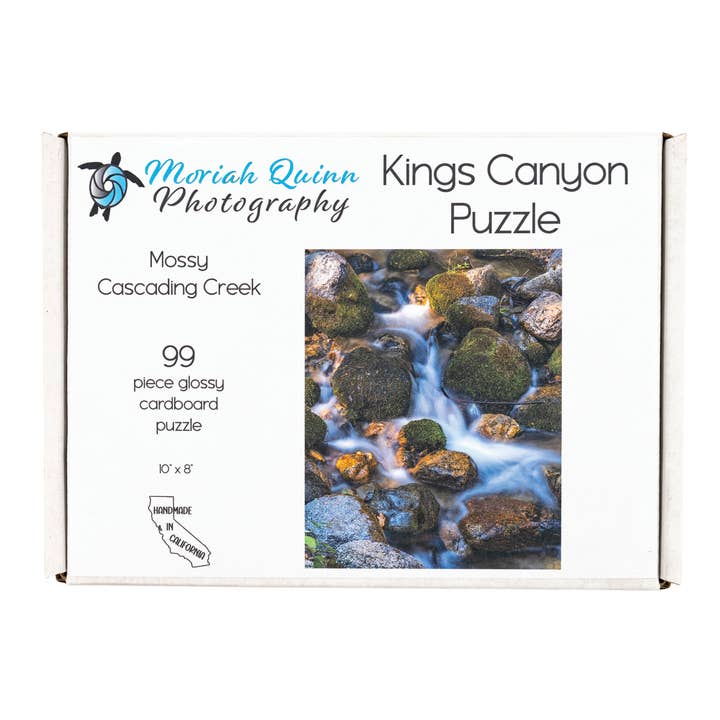 Mossy Cascading Creek - Kings Canyon - Puzzle for wholesale by MORIAH QUINN PHOTOGRAPHY