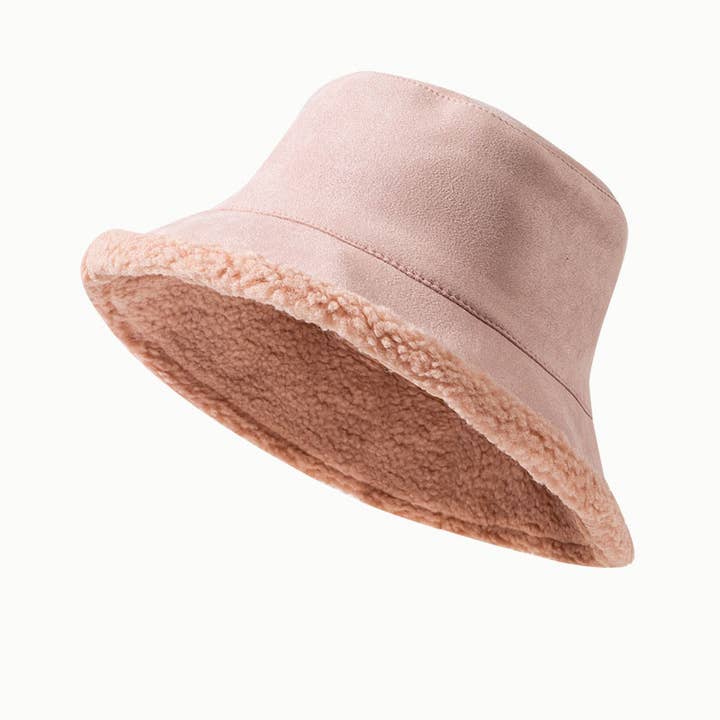 Crave by FW - Wholesale Bucket Hat - Women's - Winter Bucket Hat Trendy Fleece Warm Fisherman Cap6