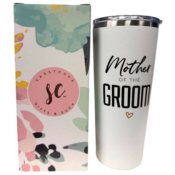 Mother Of The Groom - #38290 - 22OZ Premium Stainless Steel for wholesale by St. Louis Wholesale LLC