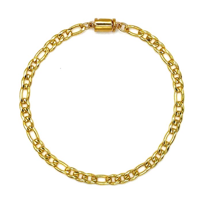 Figaro-armband (Guld) 5MM för wholesale av Arthur Alan Jewelry