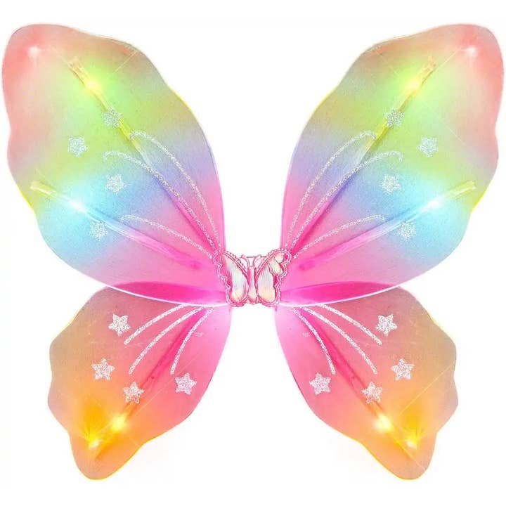 Blinkee.com, LLC - Vendita all'ingrosso Costume di carnevale - Donna - Ali di farfalla a forma di fata arcobaleno