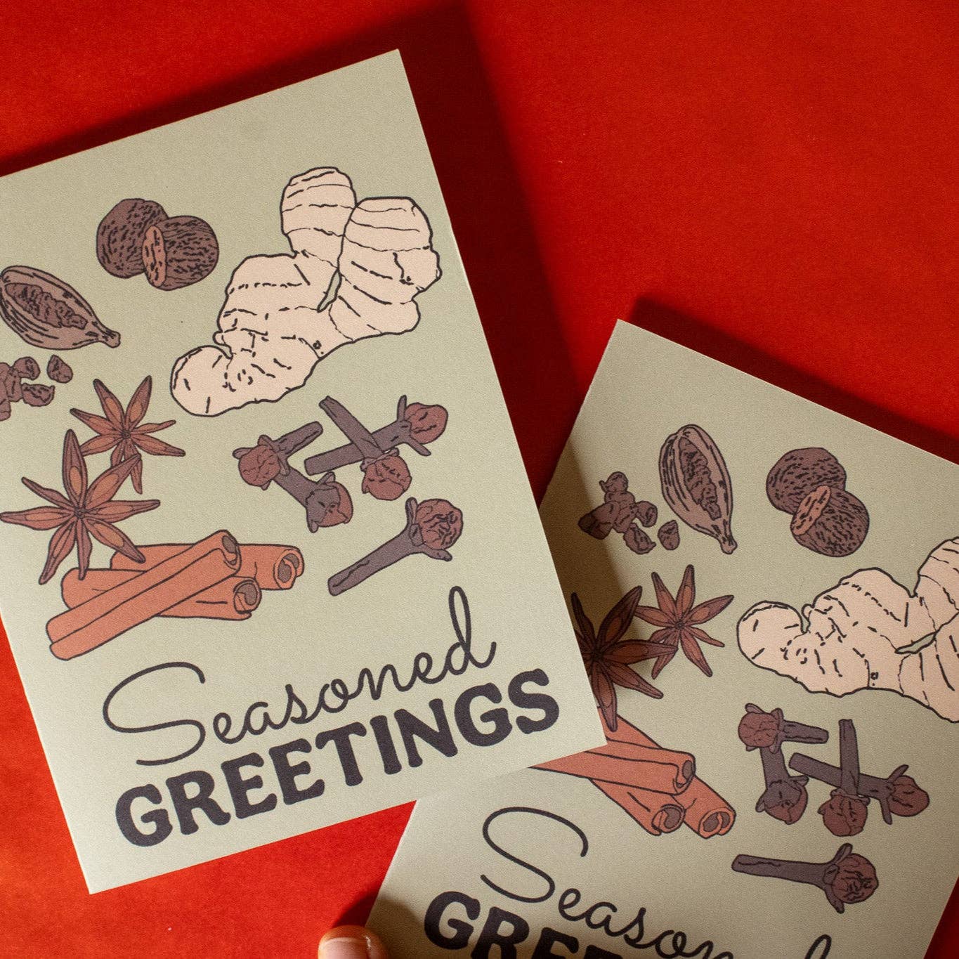 Doctor Scribble - Wholesale Season's Greetings Card - Seasoned Greetings Spices Holiday Greeting Card4