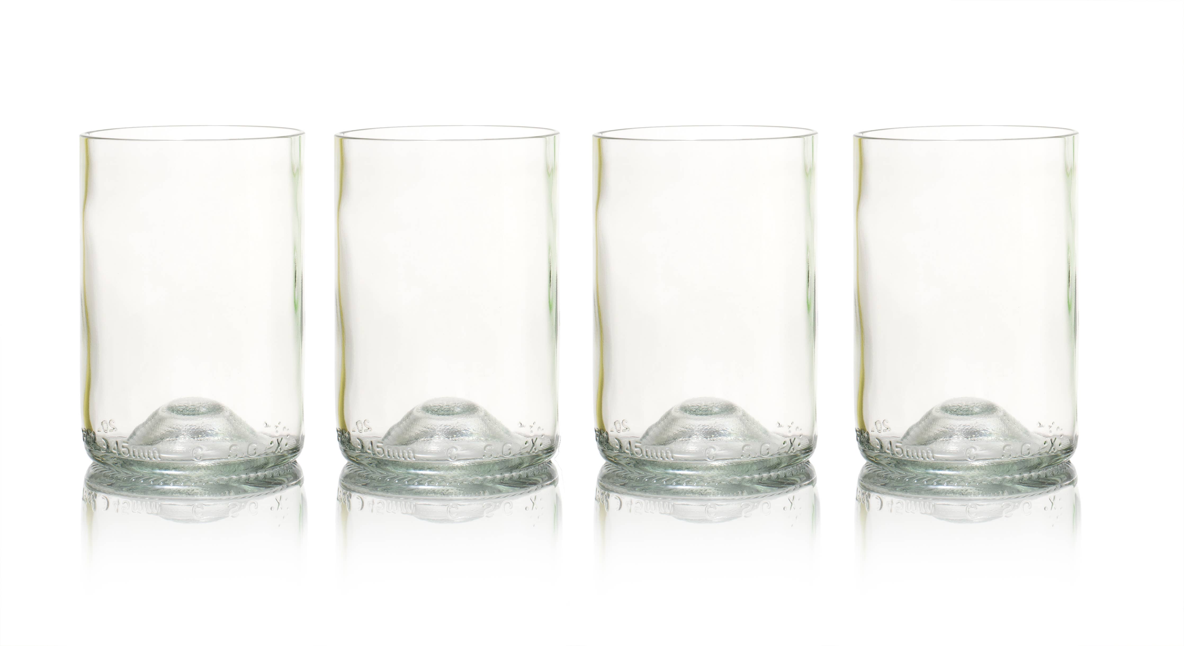 Rebottled - Wholesale Drinking Glass/Cup - Tumbler 4-pack - Clear1