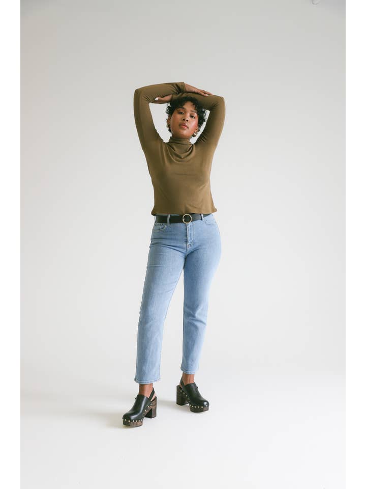 JUST BLACK DENIM - Wholesale Jeans - Women's - BP396J - LT - Cigarette Jean