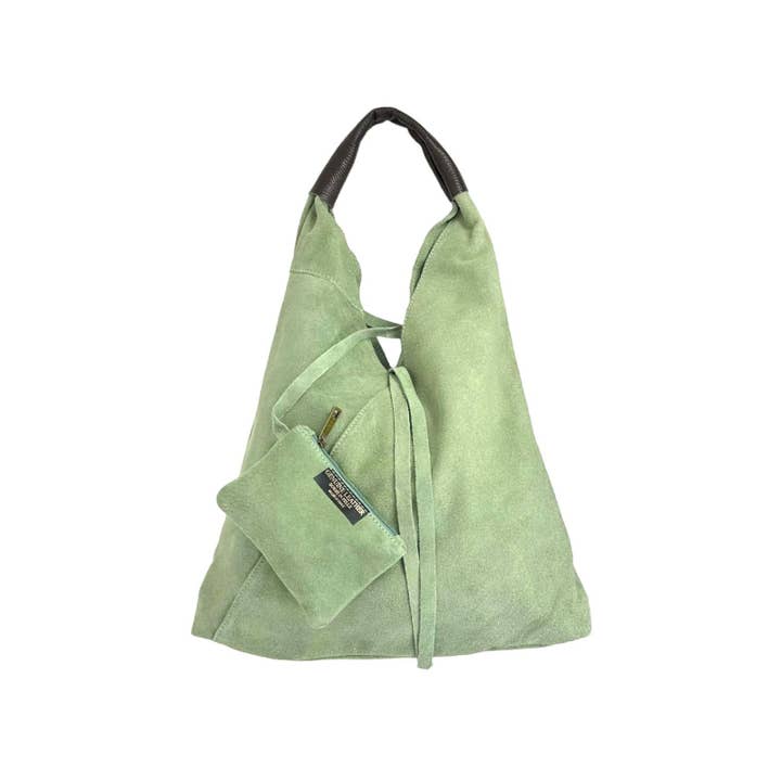 Chenson & Gorett - Wholesale Shoulder Bag - Women's - Women's Suede Leather Shoulder Bag with Purse