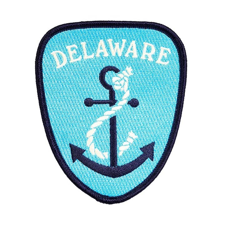 Delaware Embroidered Patch for wholesale by Oxford Pennant