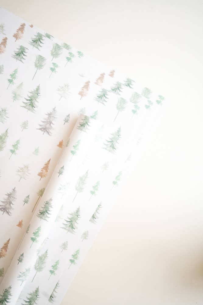 Lana's Shop - Wholesale Wrapping Paper Roll - Peaceful Forest Gift Wrap Roll1