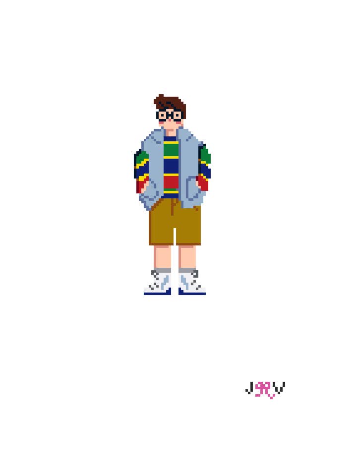 JV246 - Derek Stranger Things pour la vente par Jennifer Vallez Needlepoint