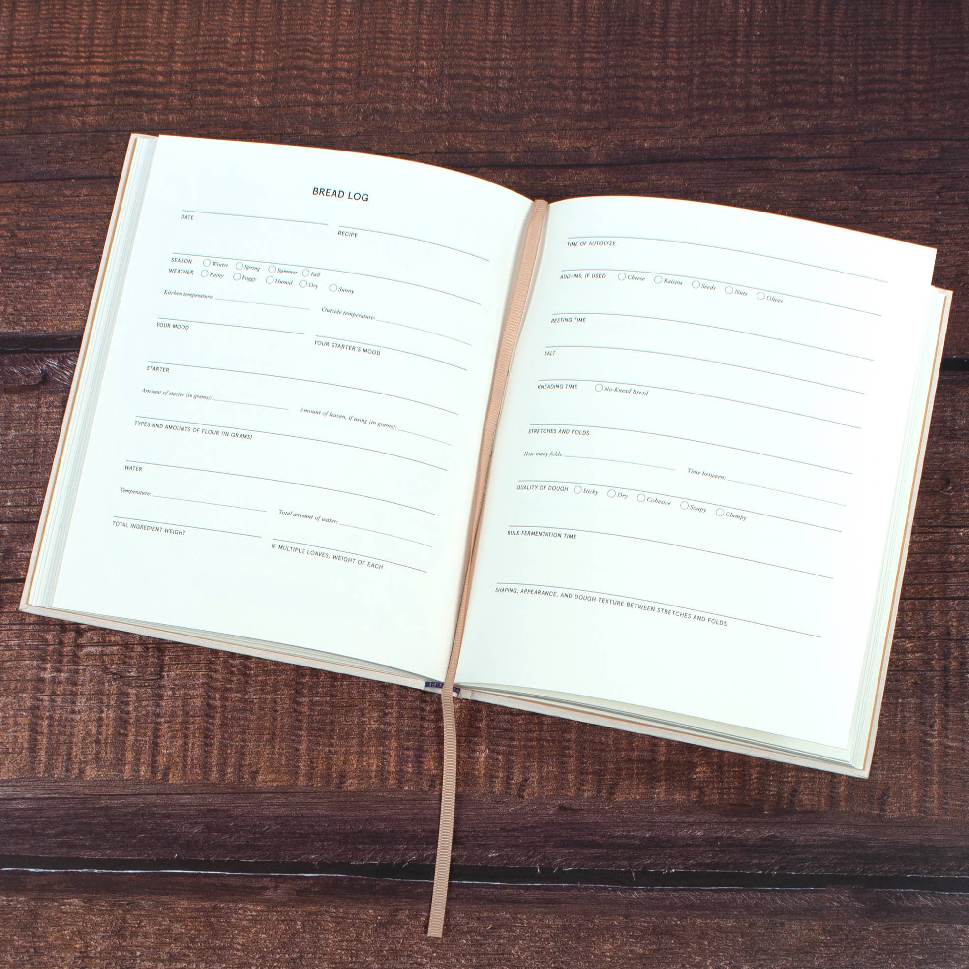 Chronicle Books - Wholesale Notebook - The Bread Baker's Notebook7