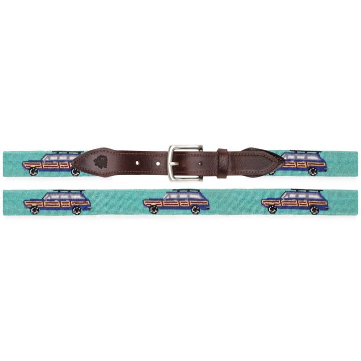 Grand Wagoneer Needlepoint Belt for wholesale by Good Threads