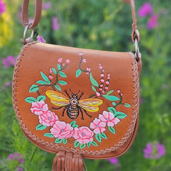 Bruin Bumble Bee schoudertas - Bruin voor groothandel op Faire3