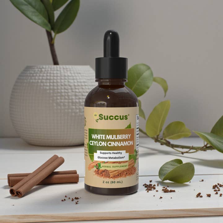 White Mulberry and Ceylon Cinnamon Tincture | Premium Herbal for wholesale by Succus