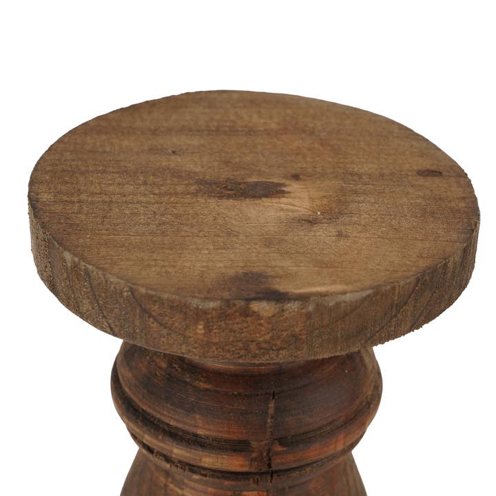 My Amigos Imports - Wholesale Candle Holder - Dupree Candle Holder Set 2-Wooden Farmhouse-Two Colors11