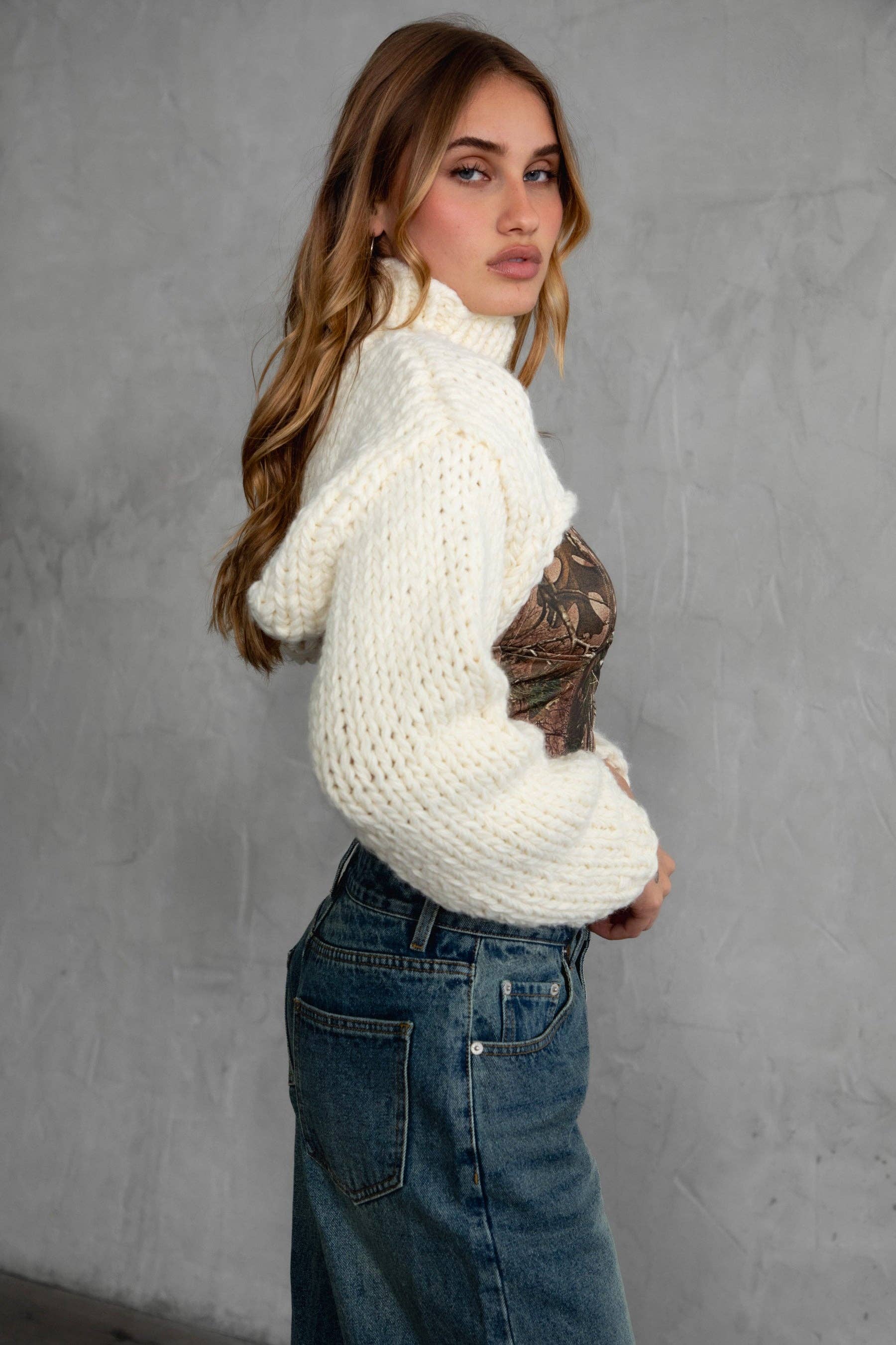 TICTOC - Vendita all'ingrosso Maglione tricot - Donna - Coprispalle in maglia CHRISTIE Heavy Gauge
 TC29112-CHRISTIE11