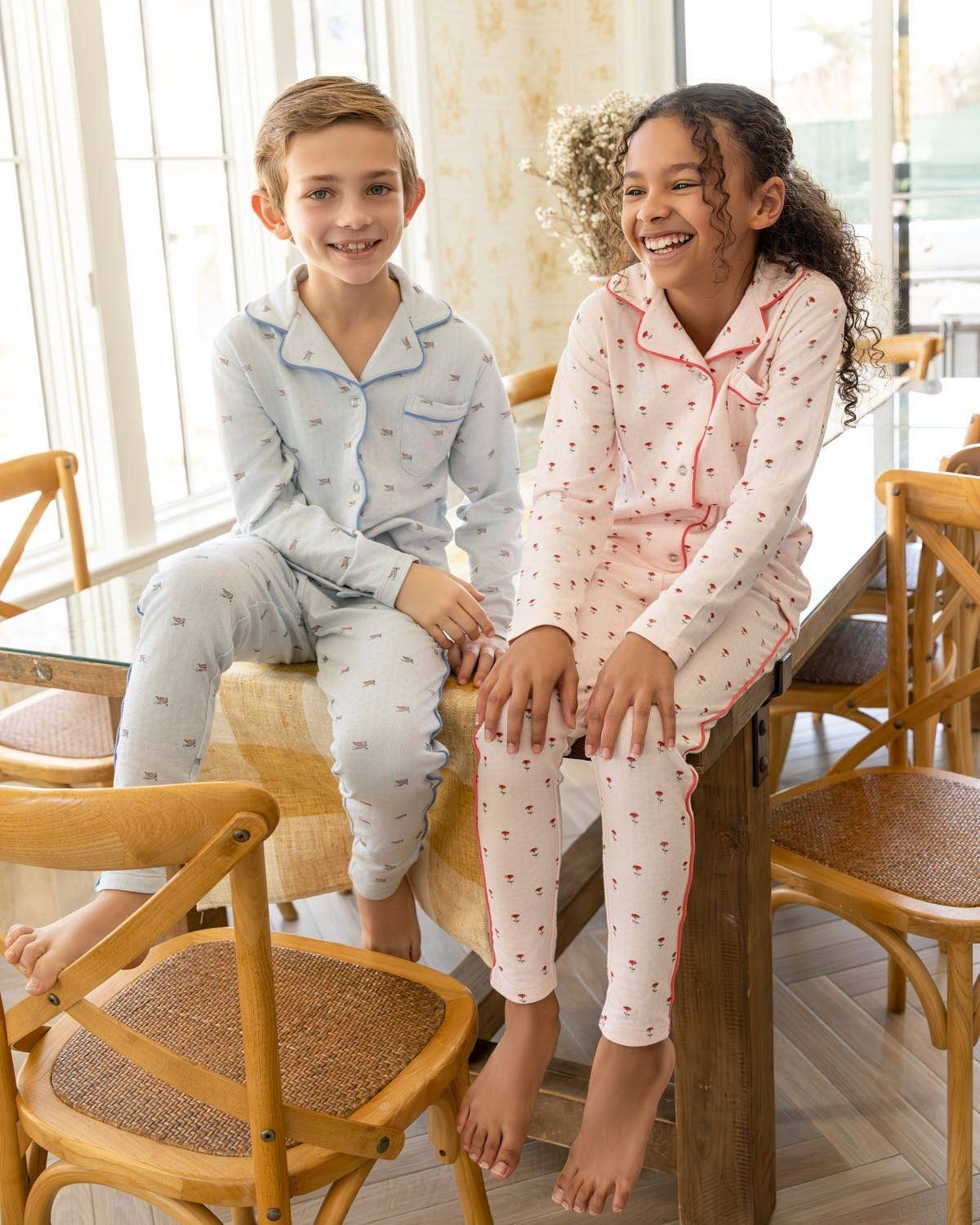 Pink Plant Your Dreams & Grow Happy Pointelle 2 Pc Pajama Set for wholesale on Faire3