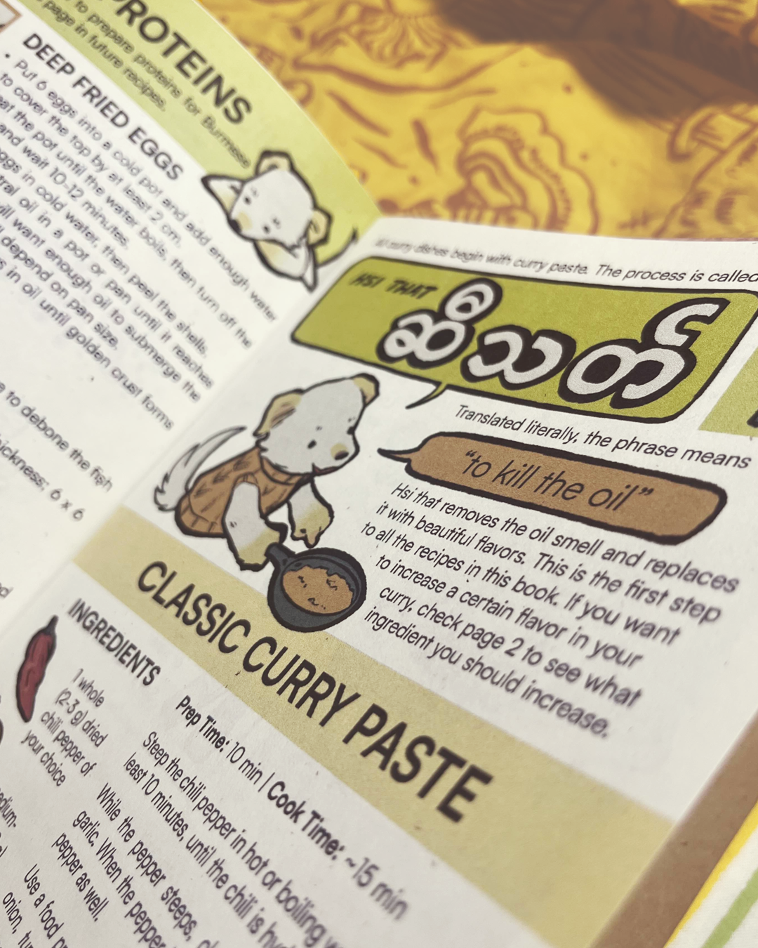 durianne art - Wholesale Cookbooks & Food - Kitchen Thief: Burmese Curry Cookbook Zine1