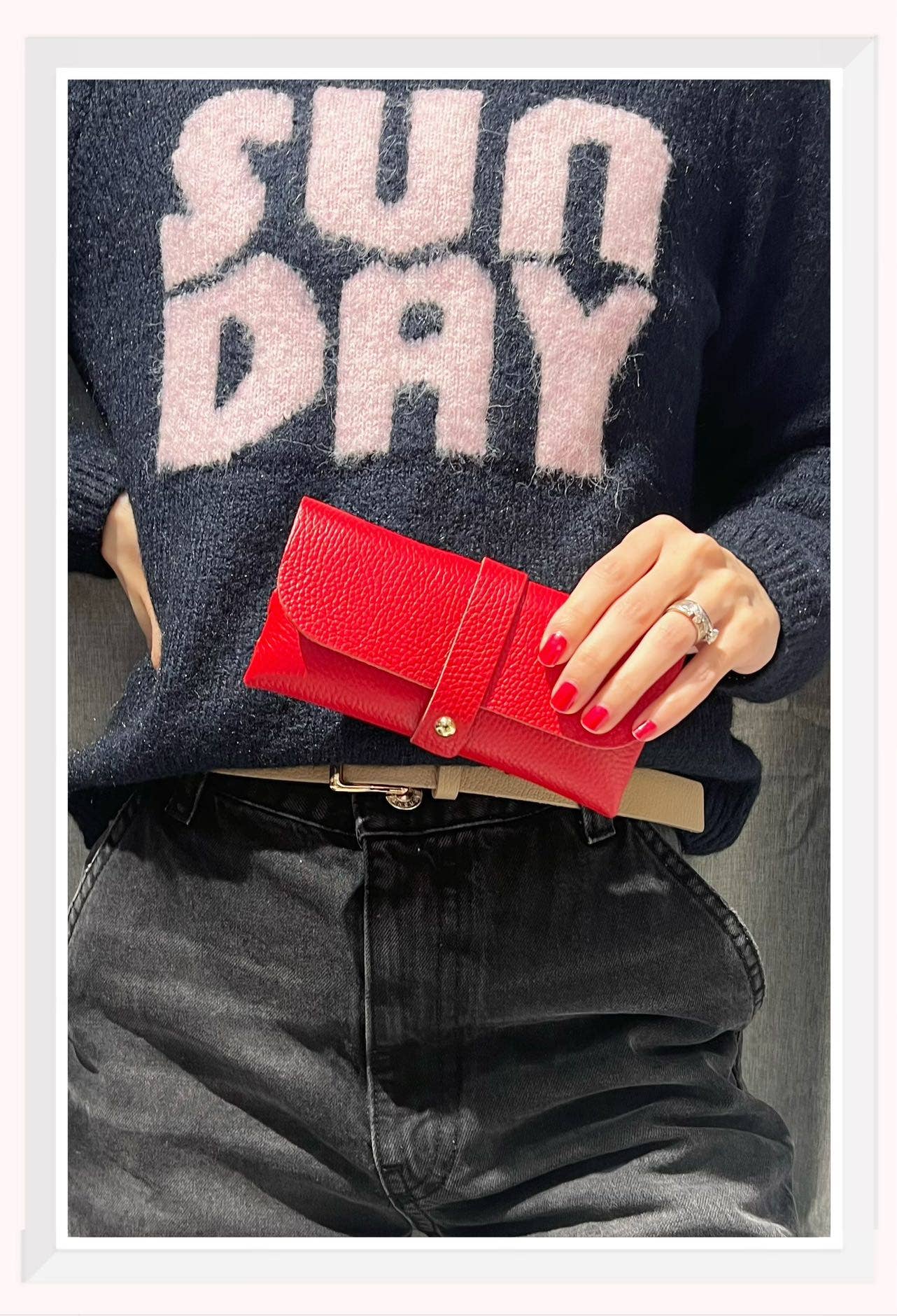 Z et Z – wholesale Eyewear cases & holders – Women's – Grained leather eyeglass case4