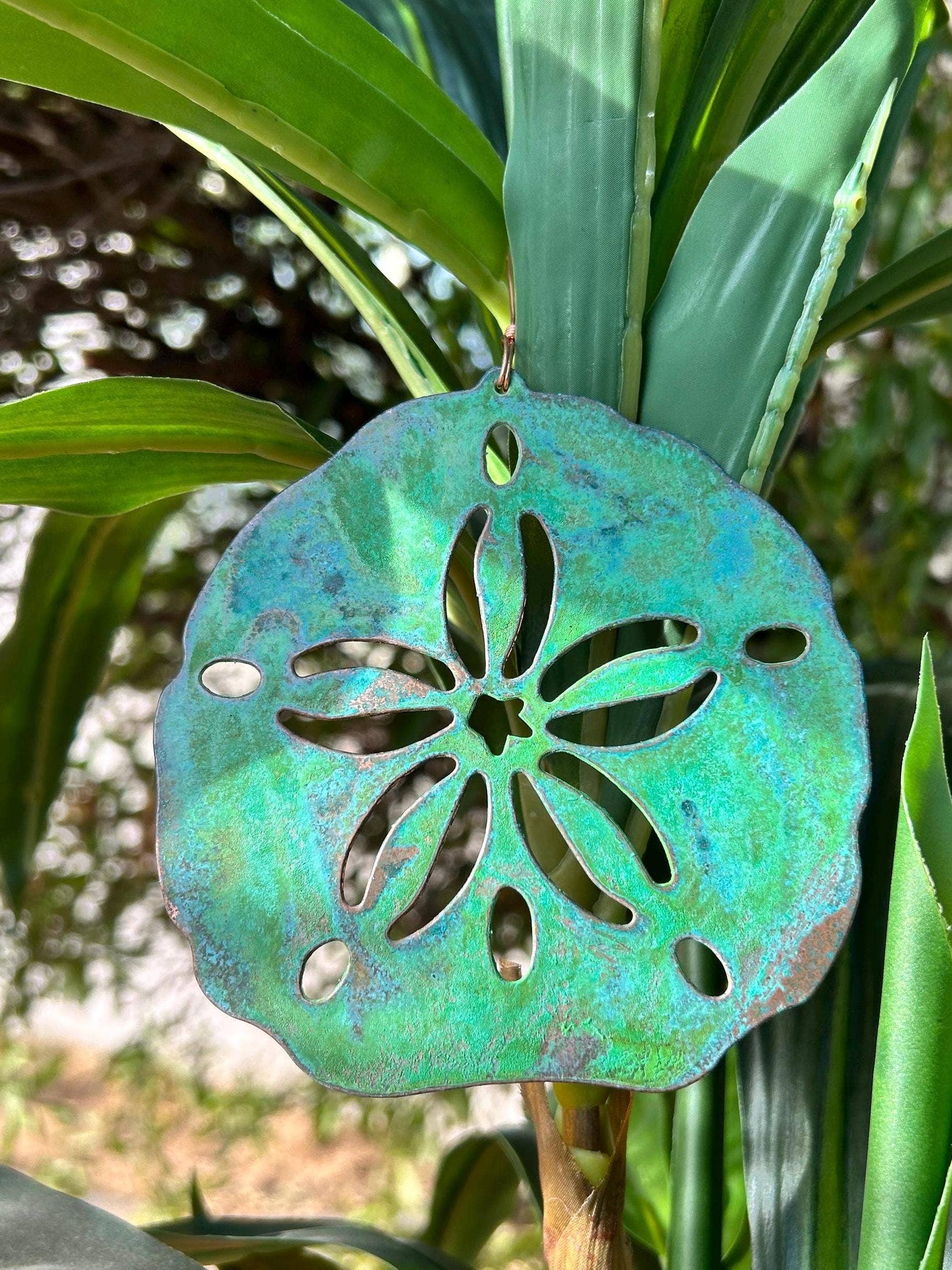 Dos Damas Designs - Wholesale Ornament - Sand Dollar Copper Christmas Ornament2