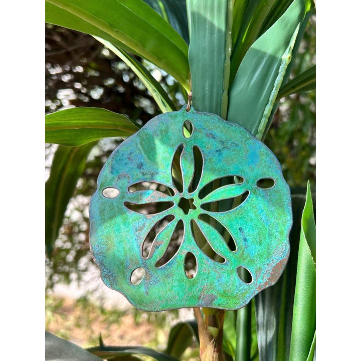 Dos Damas Designs - Wholesale Ornament - Sand Dollar Copper Christmas Ornament2