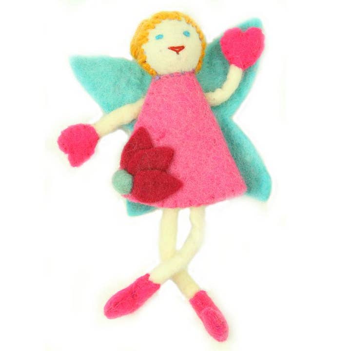 Global Crafts - Wholesale Toothfairy Pillow - Kids - Blond Hair Tooth Felt Tooth Fairy Pillow1
