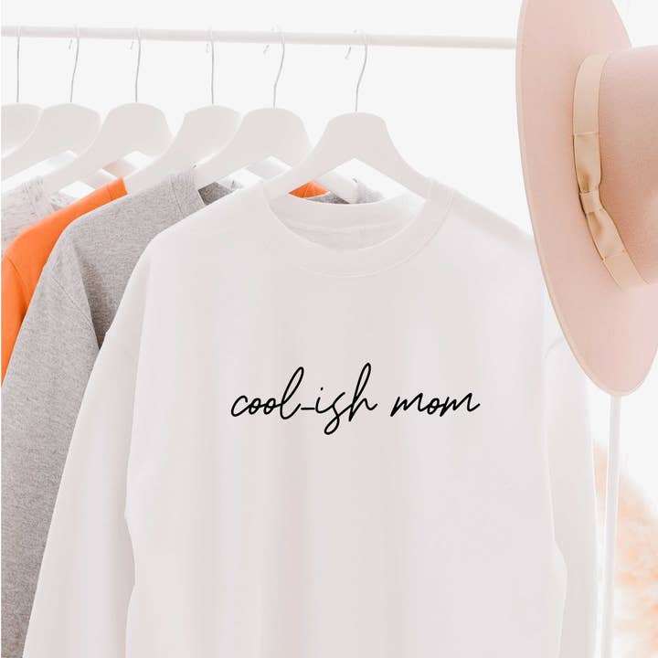 BLUME & CO. - Wholesale Graphic Sweatshirt - Women's - COOL-ISH MOM Graphic Sweatshirt0