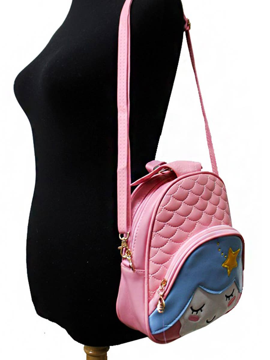Cap Zone - Wholesale Backpack - Kids - Quilted Mini Mermaid Backpack12