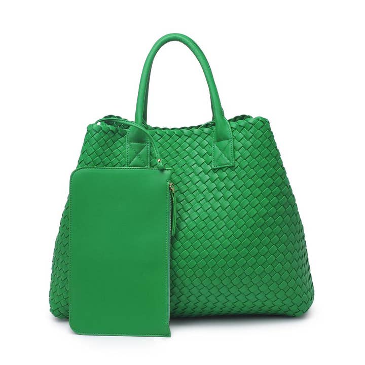 Urban Expressions - Wholesale Tote Bag - Women's - Ithaca Woven Vegan Leather Tote37