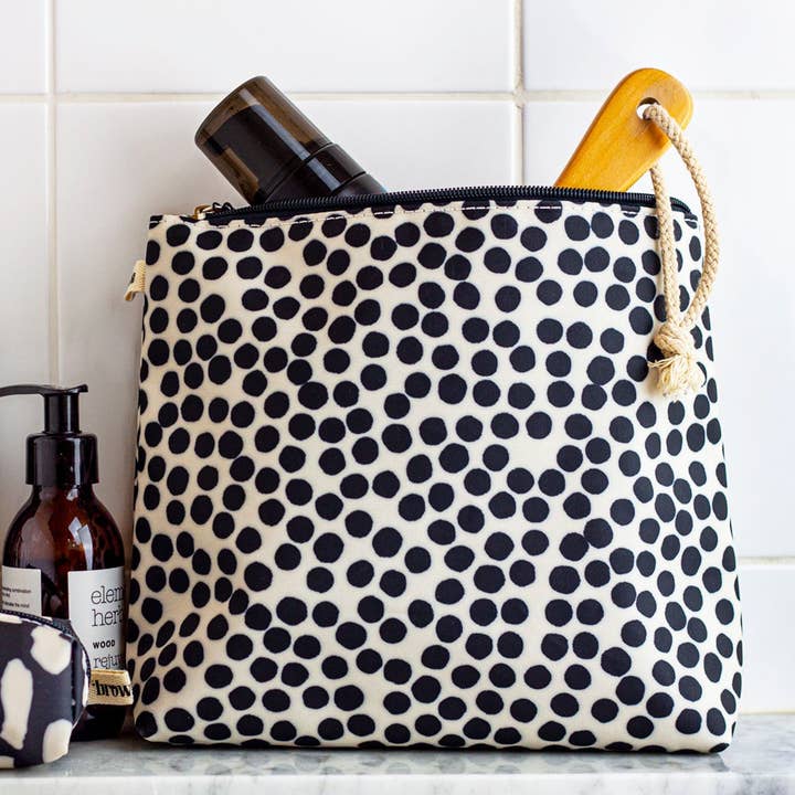 Spot Tall Wash Bag for wholesale by Brownstone London