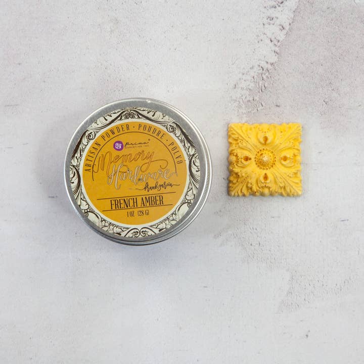Prima Marketing Inc - Vendita all'ingrosso Attrezzature per lavoretti e fai da te - Memory Hardware Artisan in polvere Ambra francese 1oz (28g)