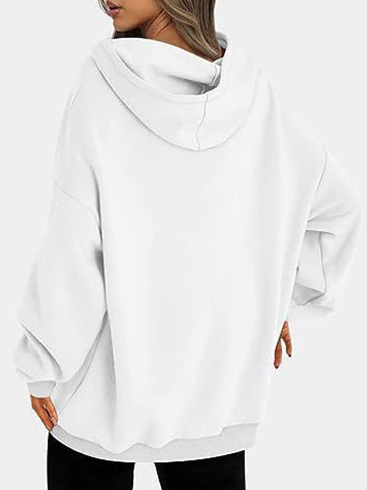 Lovenne - Wholesale Hoodie - Women's - Oversized loose fleece hooded sweatshirt32