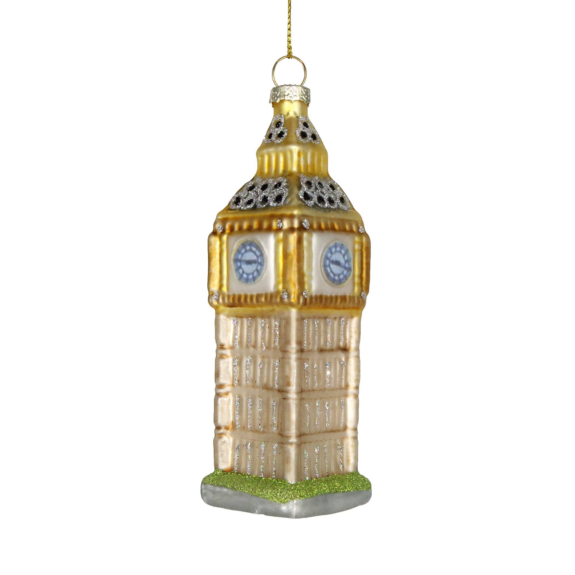 Chive - Wholesale Ornament - Big Ben, Souvenir Hand Painted Glass Christmas Ornament 20250