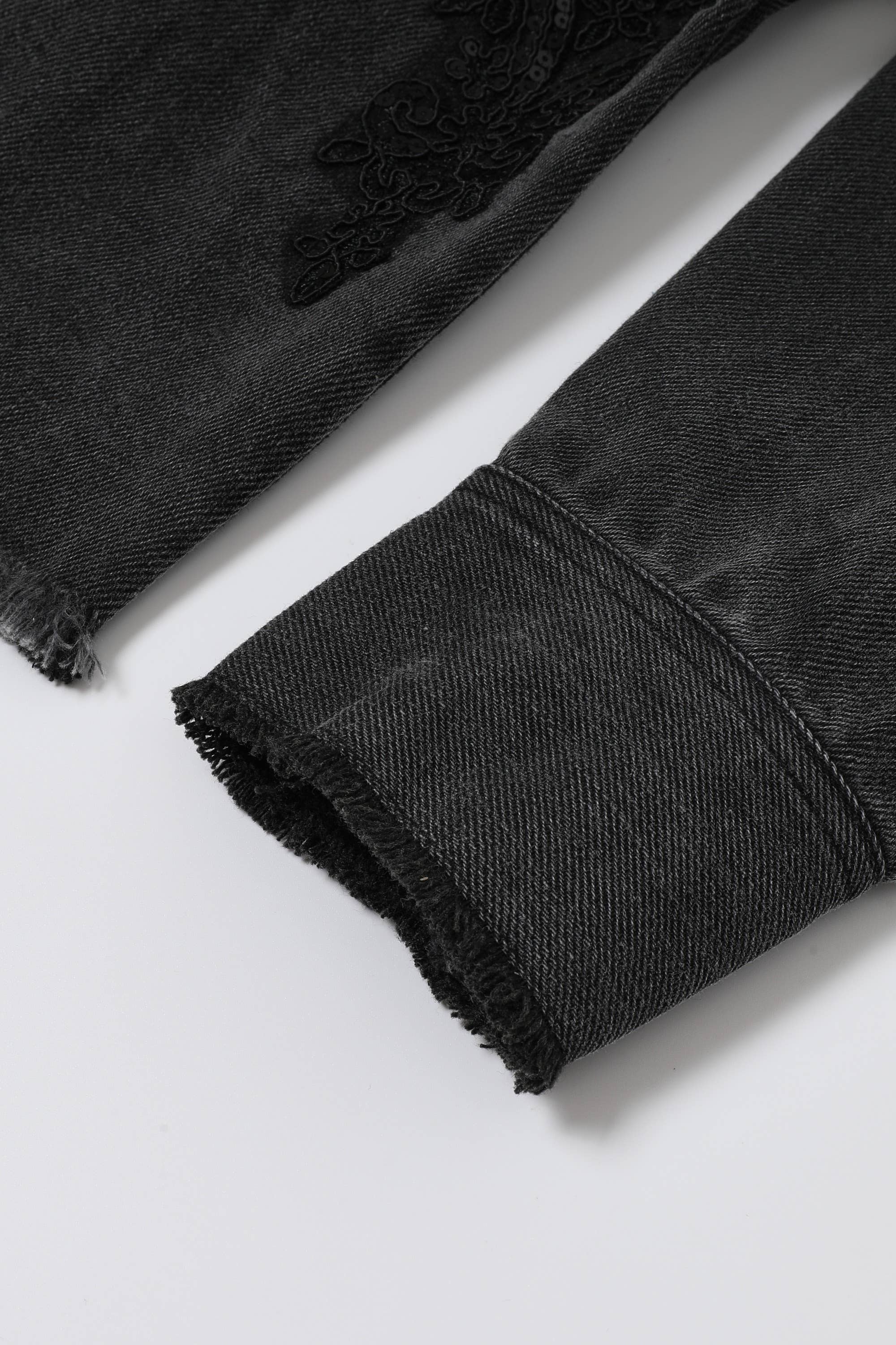 RIVIR - Wholesale Denim Jacket - Women's - Sequin Kissed Denim Jacket13