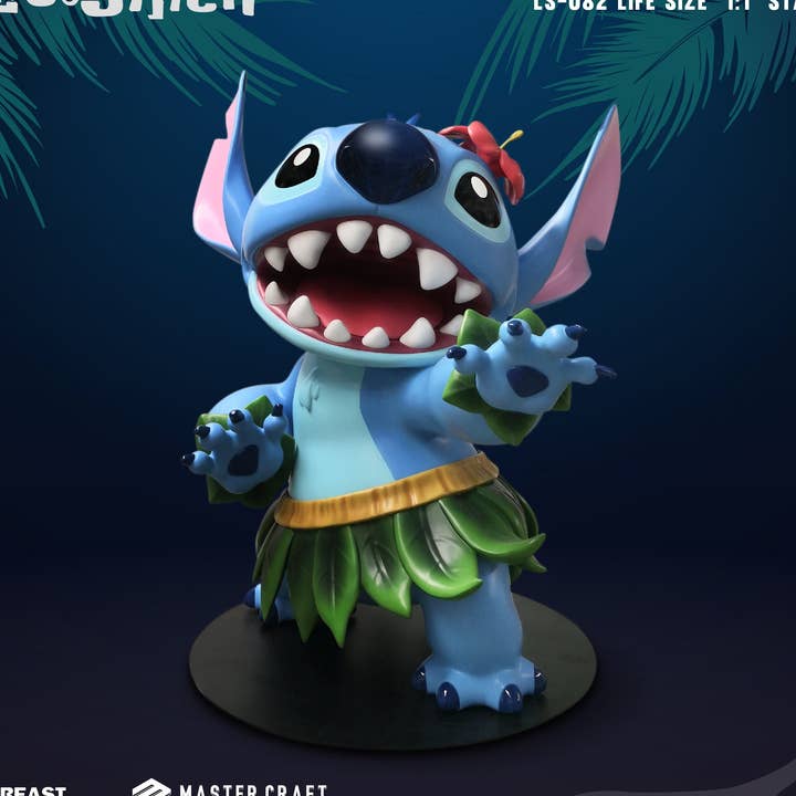 Disney Lilo & Stitch Life Size Statue Hula Stitch for wholesale by LM Treasures
