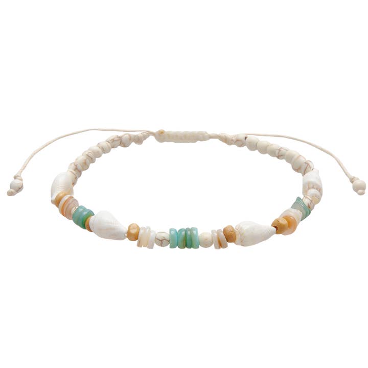 Lotus and Luna - Wholesale Anklet - Sanibel Beachcomber Shell Anklet