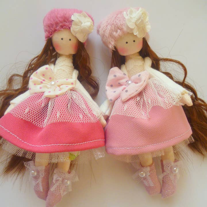 ChernikovaNataliya - Wholesale Doll - Kids - Cute Miniature Handmade Textile Fairy Doll for Dollhouse