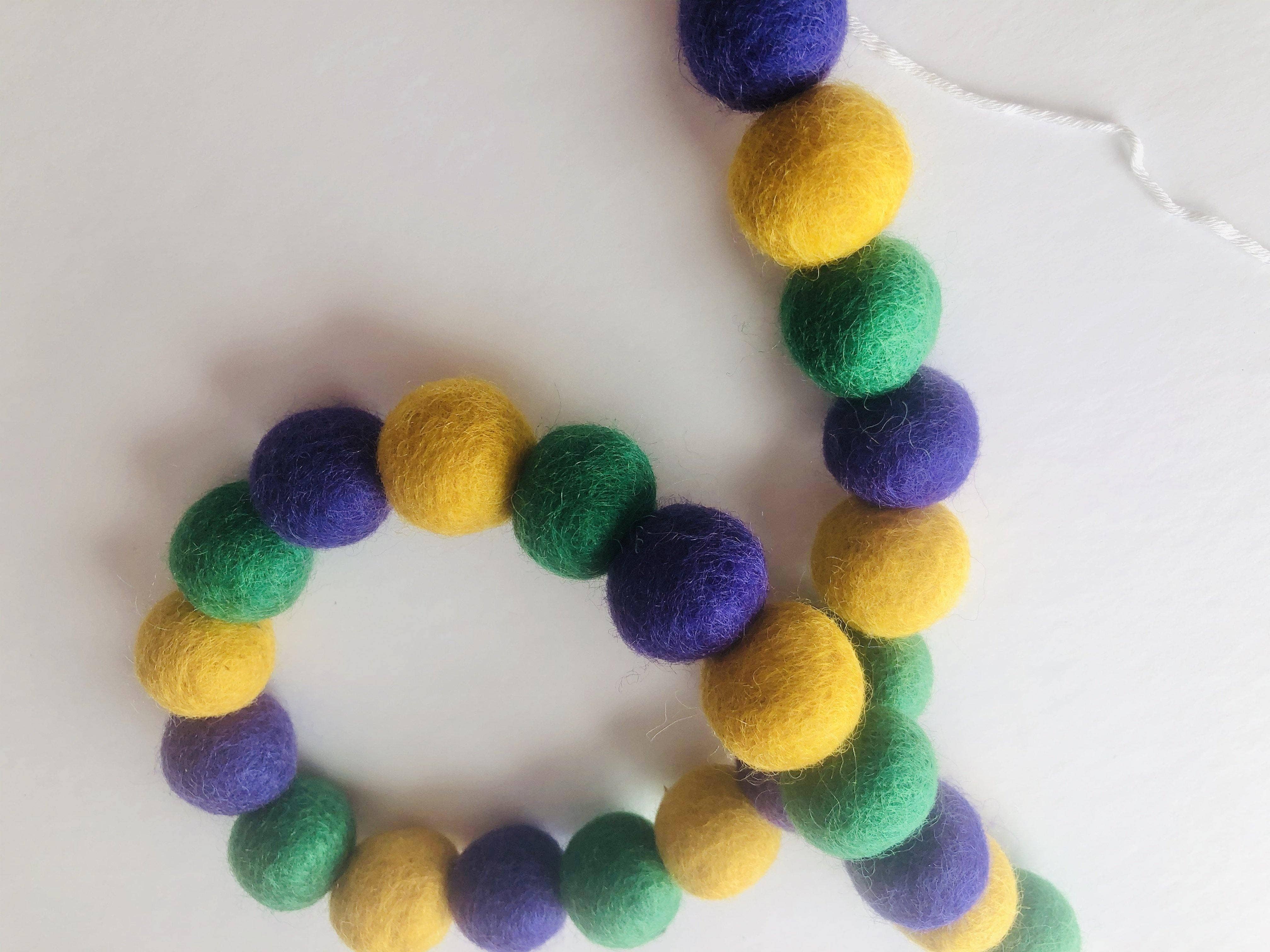 Wool Jamboree - Wholesale Bunting/Garland - Mardi Gras Garland8