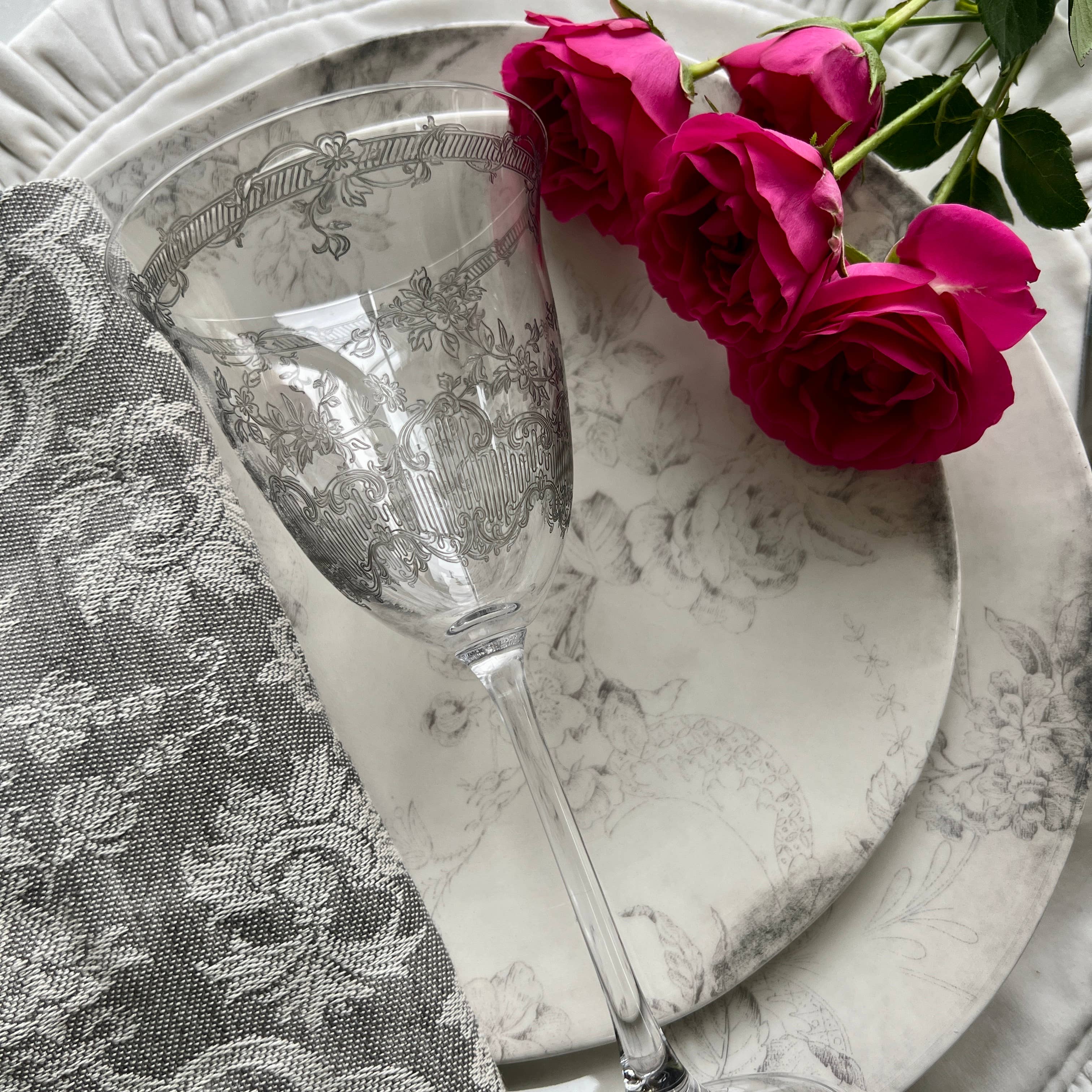 Arte Italica & Crown Linen Designs - Wholesale Wine Glass - Giardino Wine Glass7