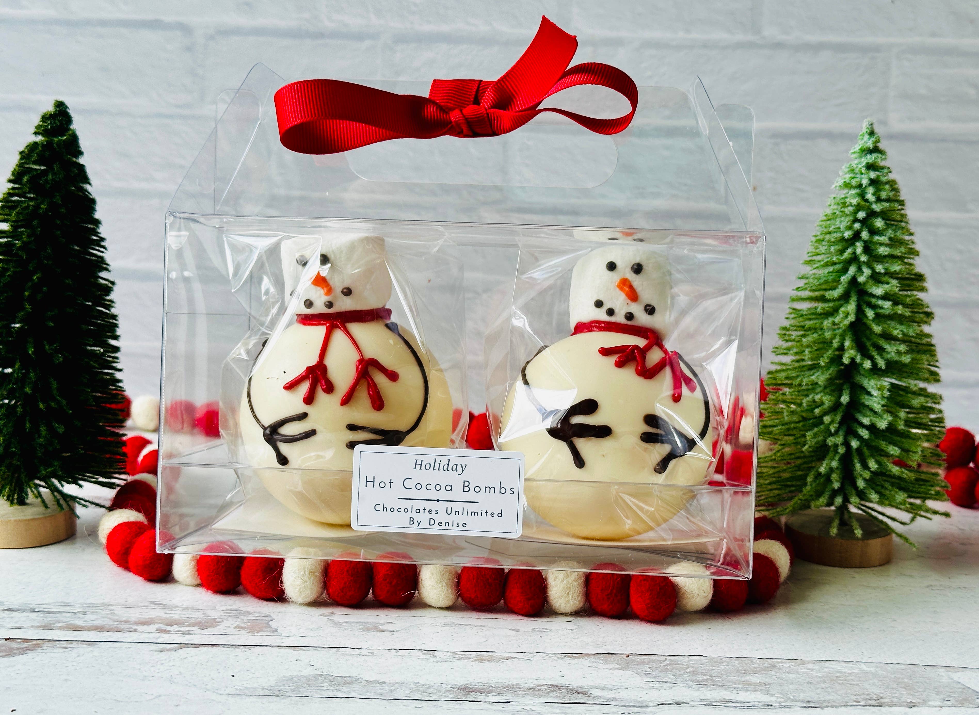 Chocolates Unlimited by Denise - Wholesale Hot Cocoa Mix/Kit - Snowmen Hot Chocolate Bombs 4